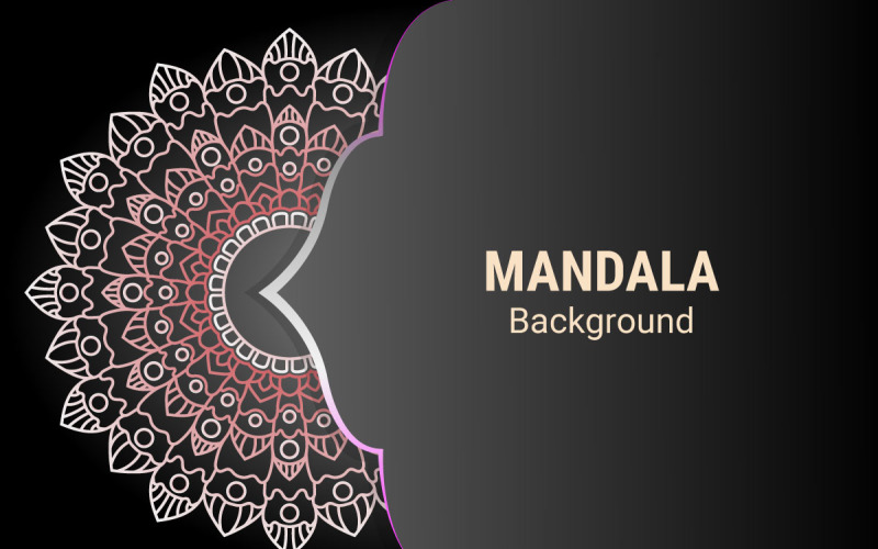 Creative luxury decorative mandala background Background