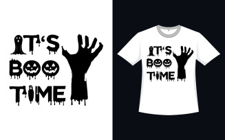 Halloween Hand Typography T-shirt Design