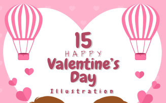 15 Happy Valentines Day Illustration