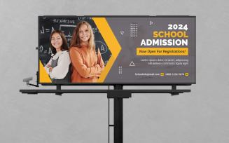 School Admission Billboard Design PSD Templates