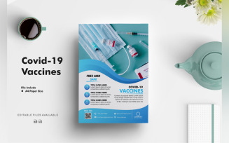Covid-19 Vaccine Flyer Template