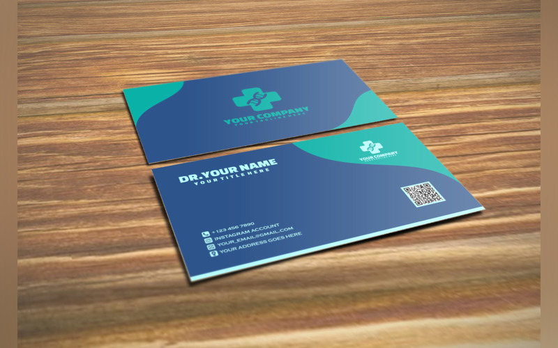 Healthy Business Card Template Corporate Identity