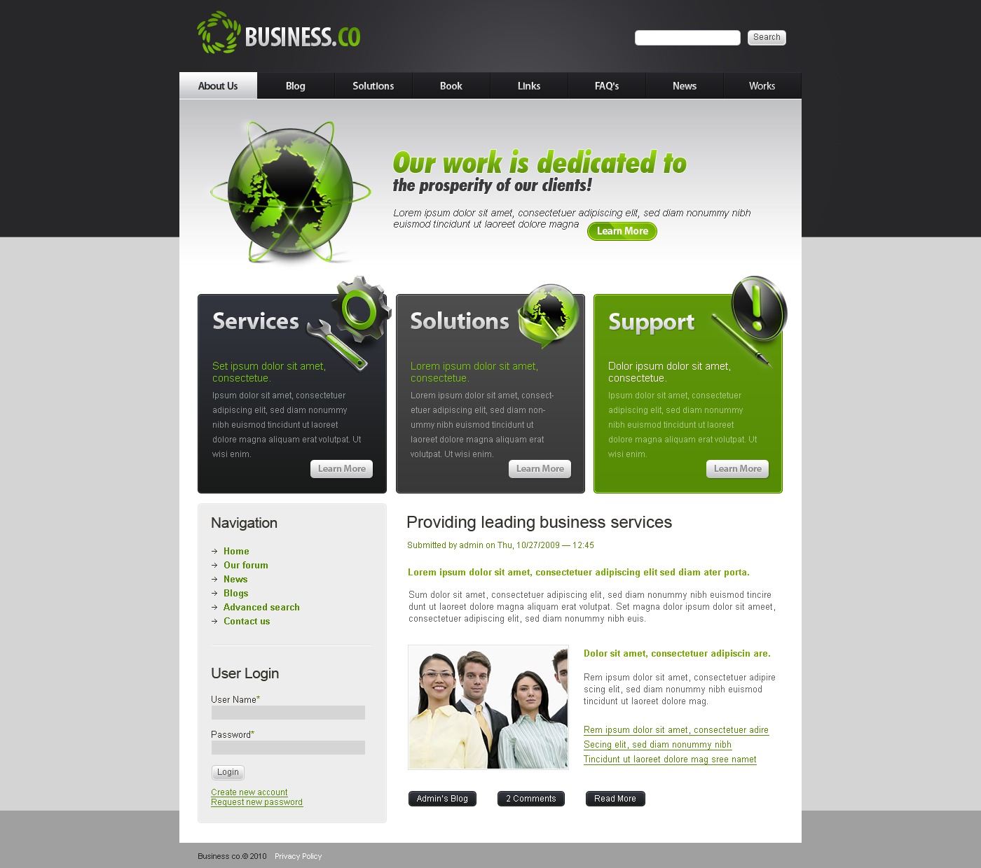 Business Drupal Template #27592