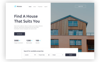 REstate - Real Estate Agency PSD Template