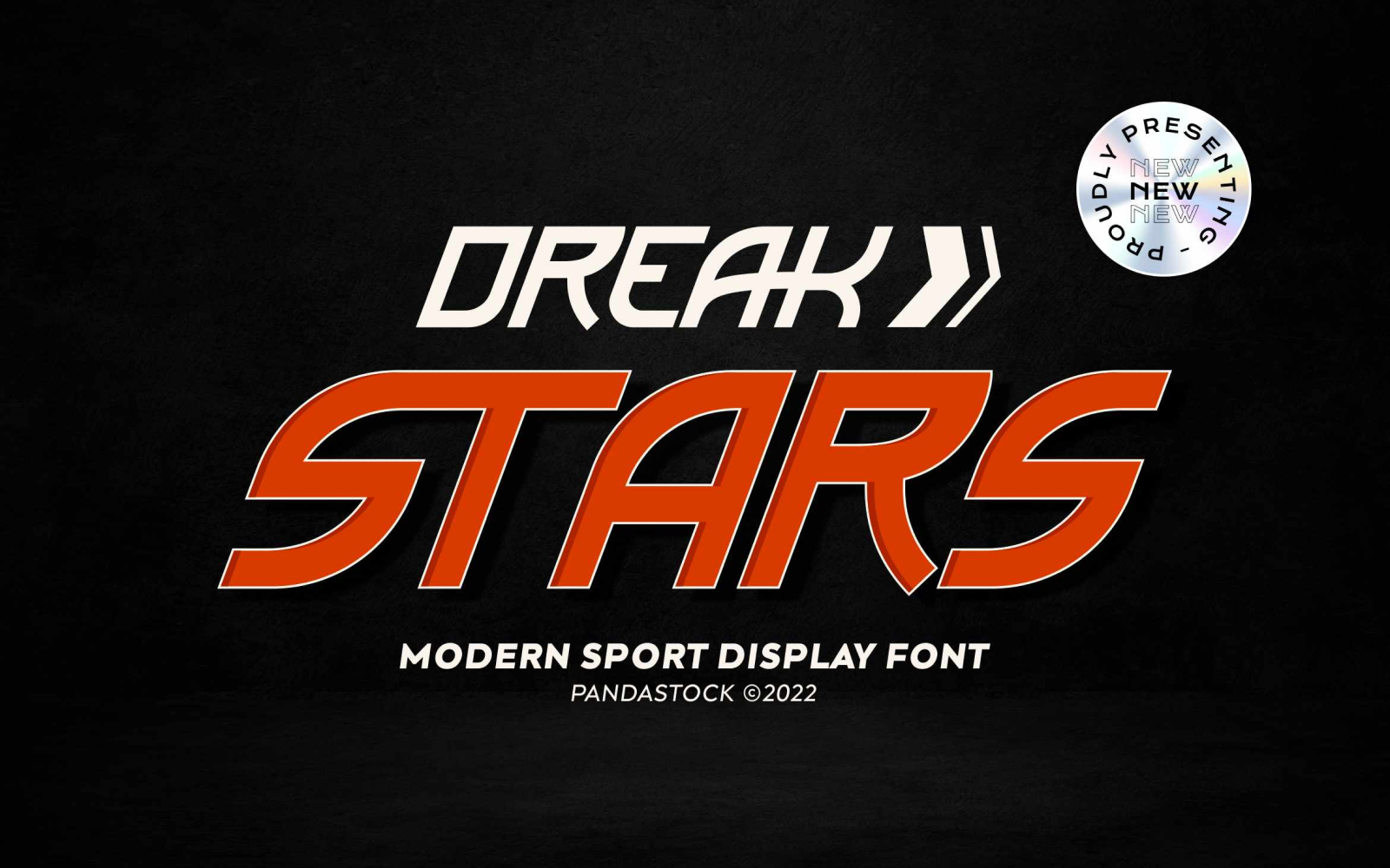 Dreak Stars Sport Display Font