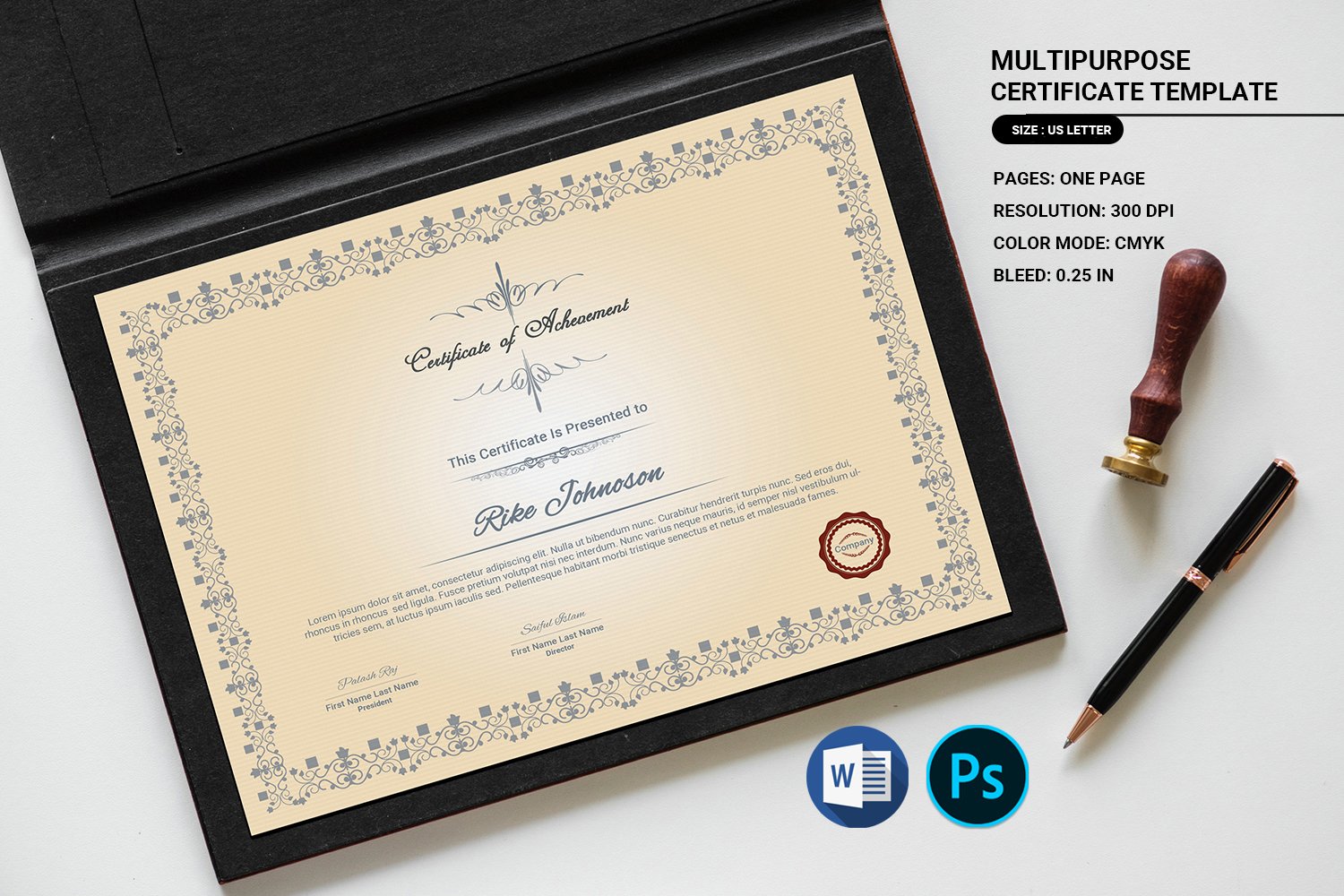 Template #275167 Certificate Template Webdesign Template - Logo template Preview