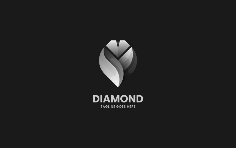Diamond Color Gradient Logo Logo Template