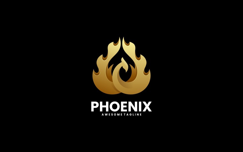 Phoenix Fire Luxury Logo Style Logo Template