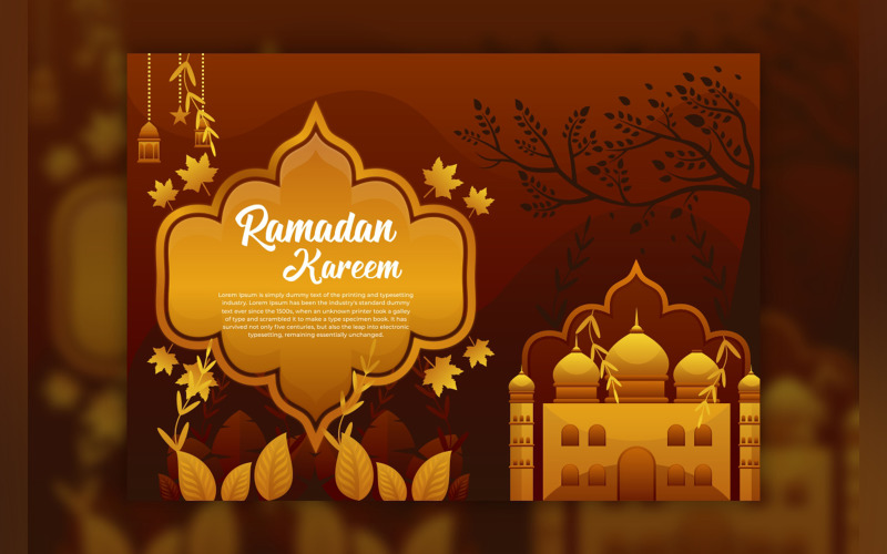 Ramadhan Kareem Cover Design Corporate Identity