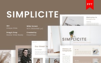 Simplicite - Business PowerPoint Template