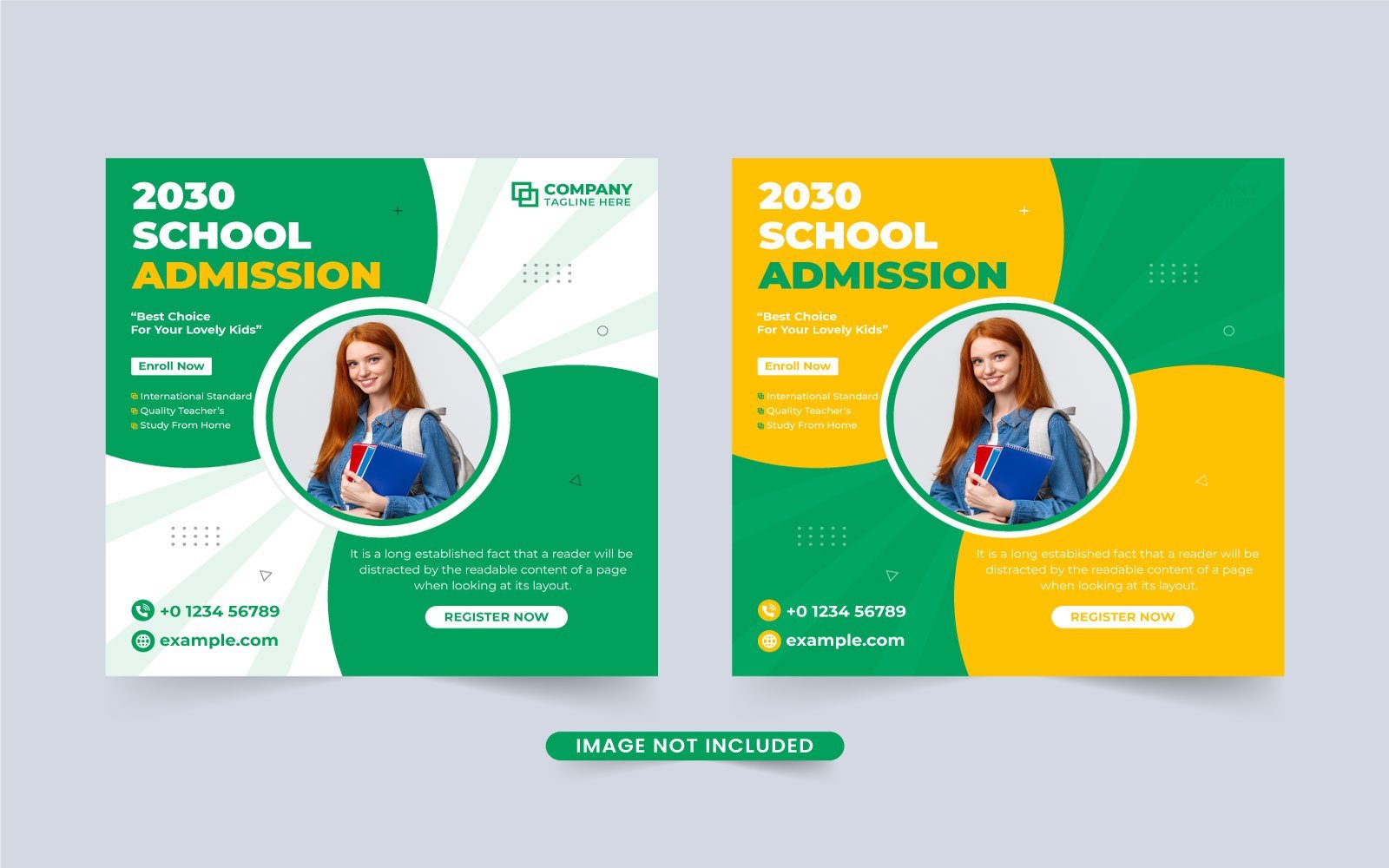 Kit Graphique #275266 Admission Open Divers Modles Web - Logo template Preview