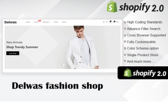 Delwas Fashion Multipurspose Shopify Theme