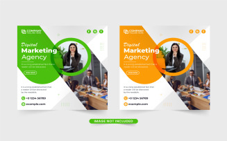 Editable marketing business template