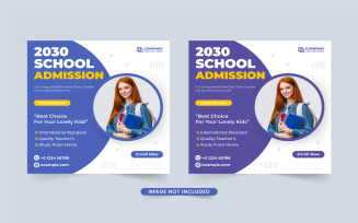 Education and academic template vector