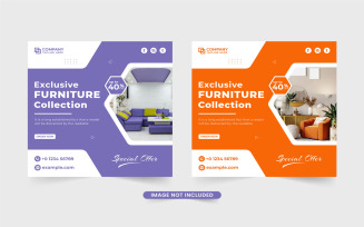 Furniture business promotion template