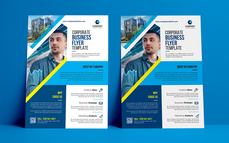 Company Project Business Flyer V.031 Corporate Identity