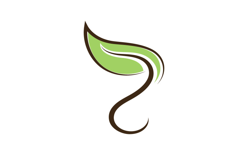 Nature Leaf Logo template Vector Illustration V4 Logo Template