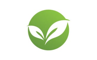 Nature Leaf Logo template Vector Illustration V8