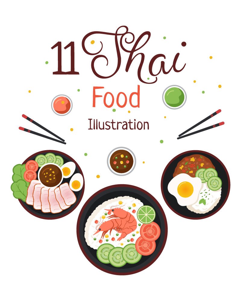Kit Graphique #275428 Thai Alimentation Divers Modles Web - Logo template Preview