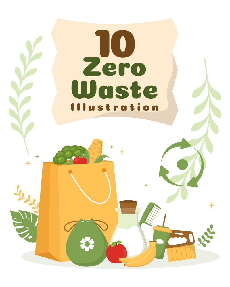 Kit Graphique #275441 Zro Waste Web Design - Logo template Preview