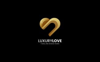 Luxury Love Gradient Logo