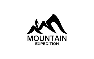 Mountain logo Vector Template Illustration 1