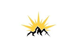 Mountain logo Vector Template Illustration 8