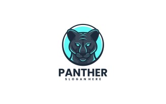 Panther Simple Mascot Logo
