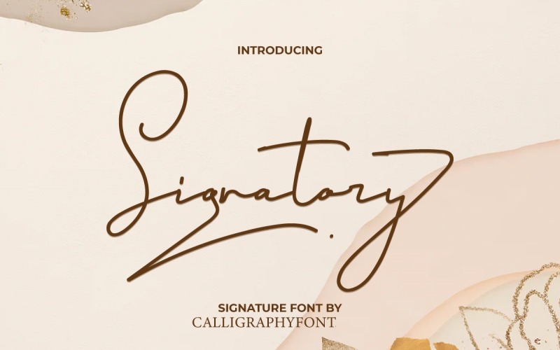 Signatory Handwritten Font