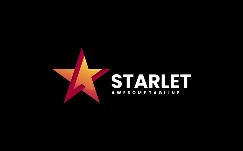 Star Gradient Logo Style 1 Logo Template