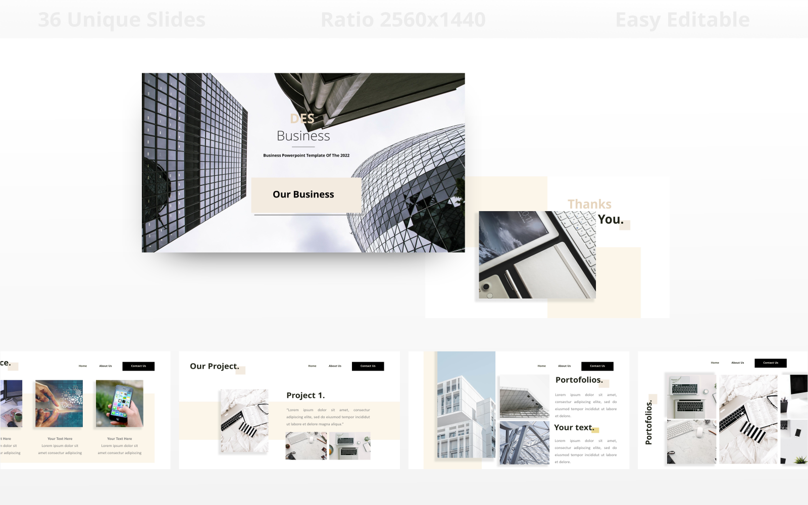 Kit Graphique #275502 Business Portfolio Divers Modles Web - Logo template Preview