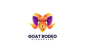 Goat Gradient Colorful Logo 4