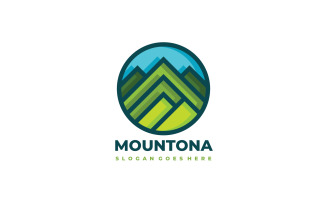 Green Mountains Logo Template