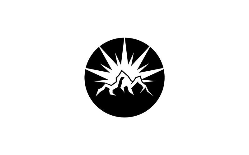 Mountain logo Vector Template Illustration 17 Logo Template