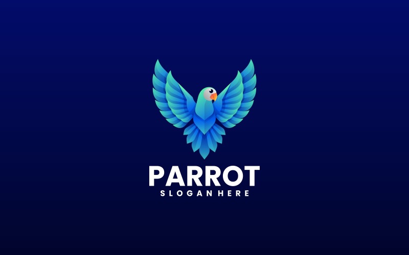 Parrot Gradient Logo Style 1 Logo Template