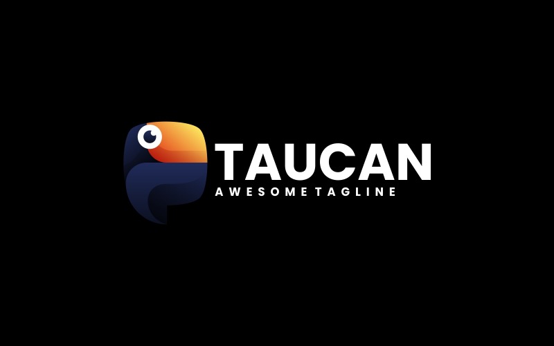 Toucan Gradient Logo Style 2 Logo Template