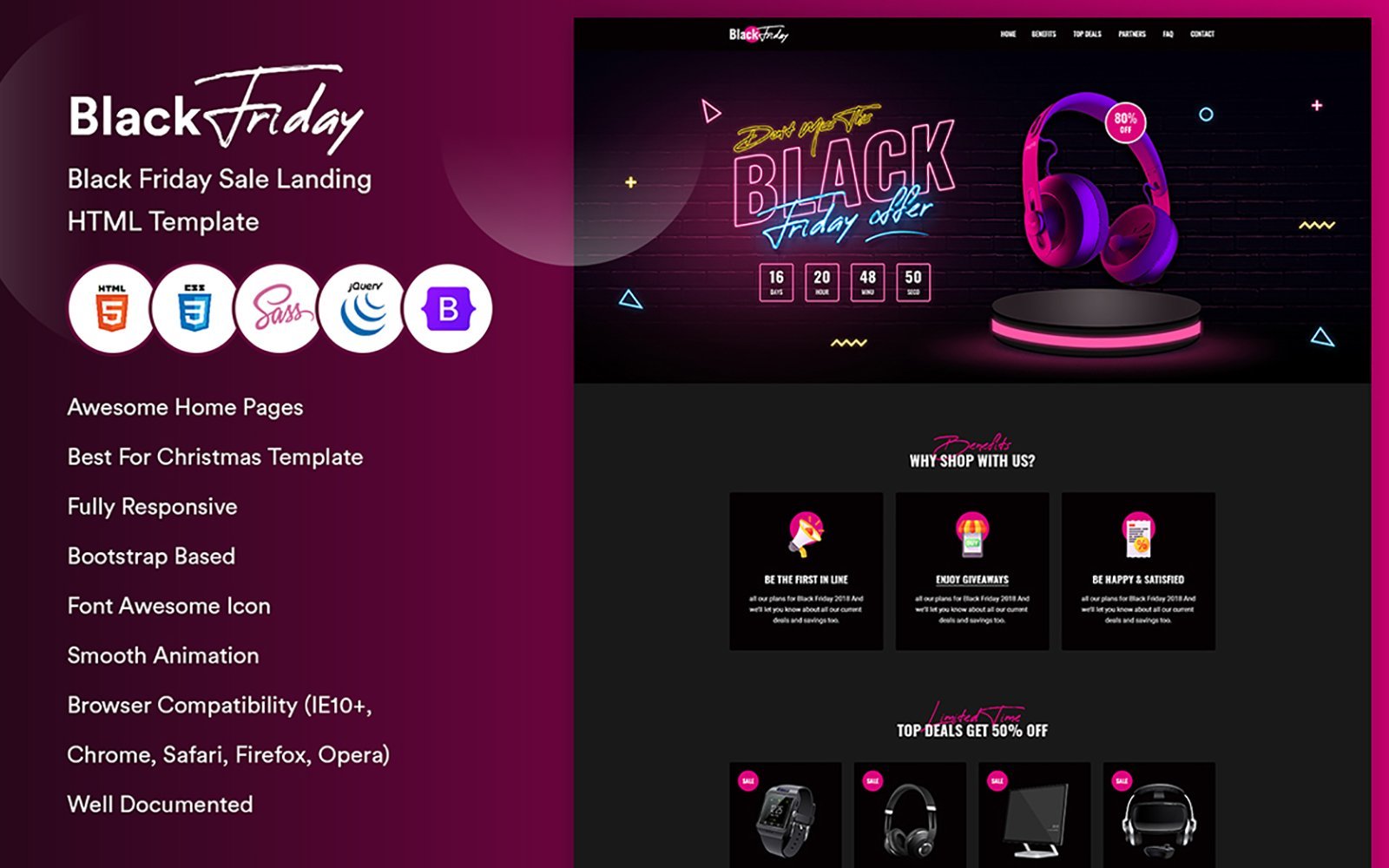 Template #275660 Black Friday Webdesign Template - Logo template Preview