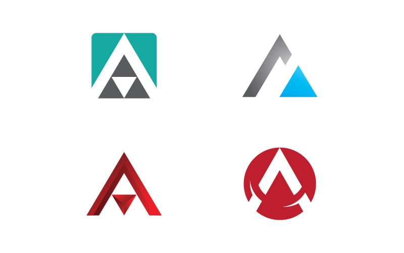 A letter logo design template V16 Logo Template