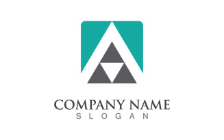 A letter logo design template V2