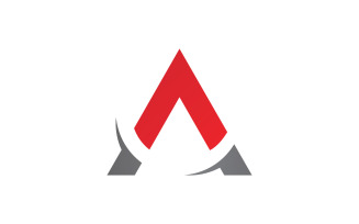 A letter logo design template V5