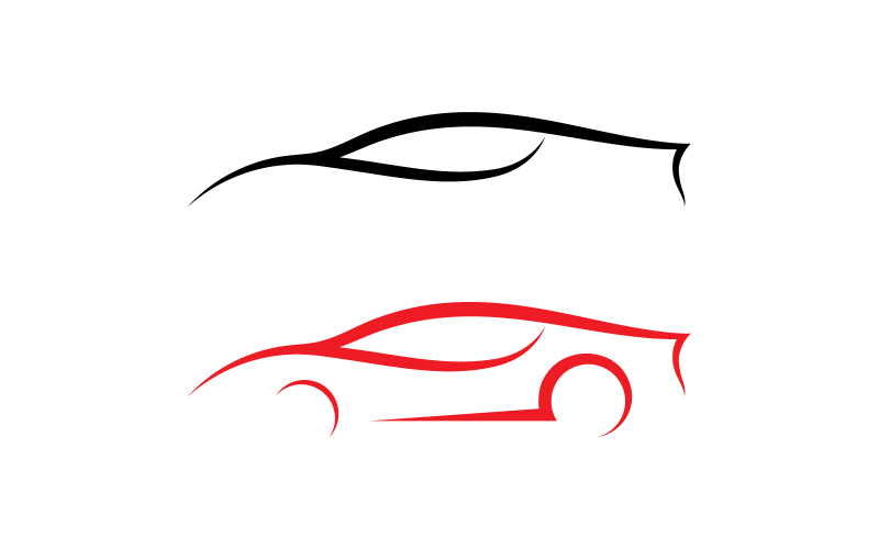Abstract car logo design template V3 Logo Template