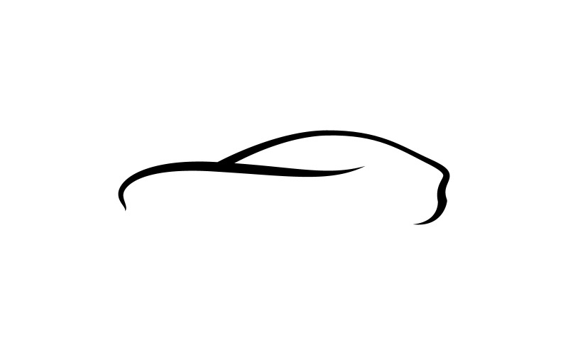 Abstract car logo design template V6 Logo Template
