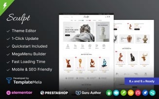 Sculpt - Handmade, Art and Gallery Store Prestashop Theme