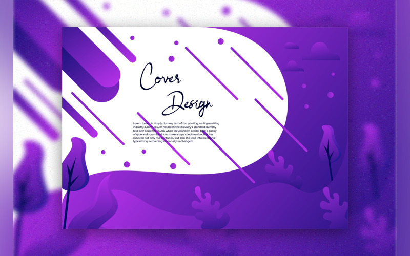 Abstract Book Cover Design Corporate Identity