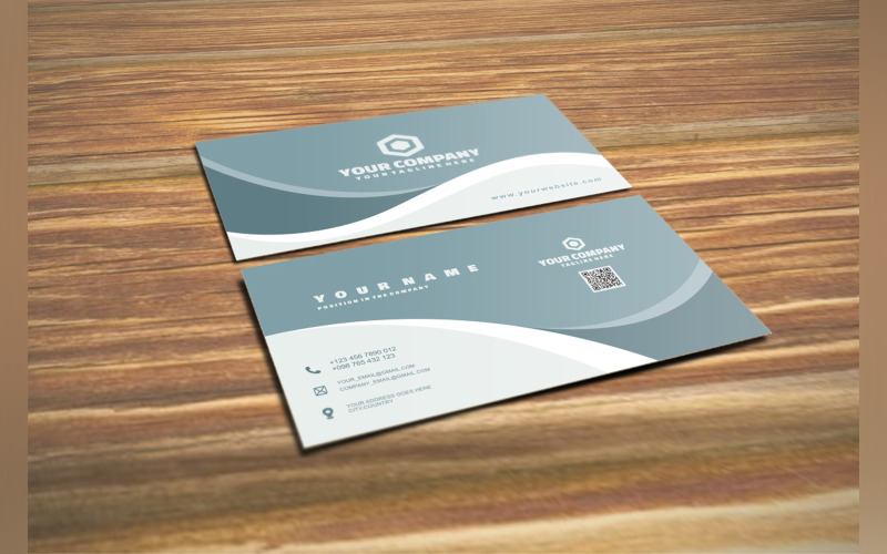 Company Business Card Design 1 Corporate Identity