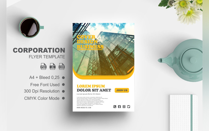 Cover Design Business Flyer Corporate Identity
