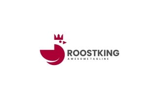 King Rooster Simple Log Style