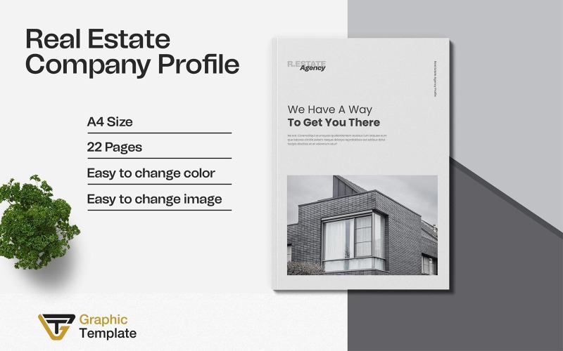 Real Estate Company Profile Corporate Identity