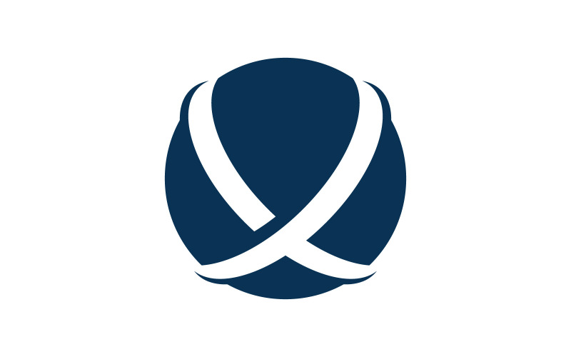 X letter logo template. Vector illustration. V7 Logo Template