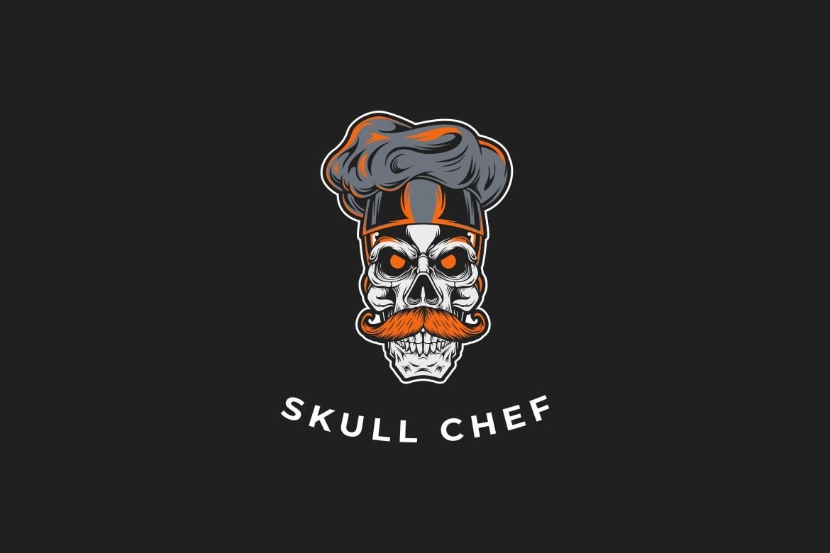 Kit Graphique #275832 Skull Chef Divers Modles Web - Logo template Preview